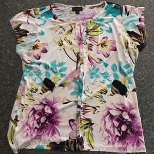 floral blouse